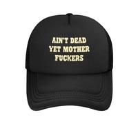 Melbrakin Ain't Dead-Yet-Mother-Fuckers Mesh Hats Men Women Baseball Cap Black