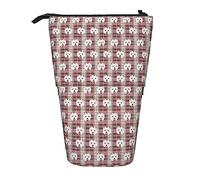 Melbrakin All My Besties are Westies Pencil Case,Stand Pencil Pouch,Telescopic Pencil Case Stand Pencil Holder Pen Bag