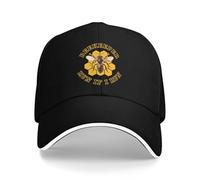 Melbrakin Beekeeper If I Run You Run Hats Sandwich Cap Adjustable Casquette Dad Hat Unisex Classic Baseball Caps Black