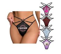 Melbrakin Custom Panties with Name/Face/Photo,Personalized Women Underwear Funny Panties Underwear Gifts for Wife/Girlfriend