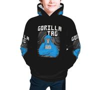 Melbrakin Gorilla Tag Unisex Hoodies for Kids Teens Sweatshirts Pullover with Pocket Classic Casual Hoodie for Boys or Girls