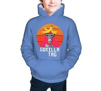 Melbrakin Gorilla Tag Unisex Hoodies for Kids Teens Sweatshirts Pullover with Pocket Classic Casual Hoodie for Boys or Girls