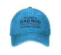 Melbrakin It'sA Dad BOD It's A Father Figure Hat Men Women Trucker Hat Dad Baseball Cap Blue