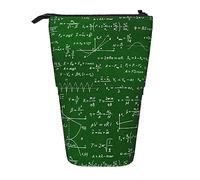 Melbrakin Math Equations Formulas Pencil Case,Stand Pencil Pouch,Telescopic Pencil Case Stand Pencil Holder Pen Bag