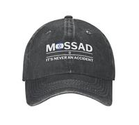 Melbrakin Mossad It's Never an Accident Hat Baseball Cap Trucker Hats Black