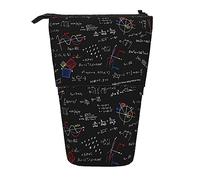 Melbrakin Physics Math Pencil Case,Stand Pencil Pouch,Telescopic Pencil Case Stand Pencil Holder Pen Bag
