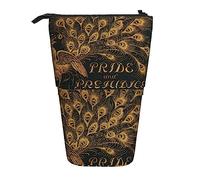 Melbrakin Pride and Prejudice Jane Austen (1894) Pencil Case,Stand Pencil Pouch,Telescopic Pencil Case Stand Pencil Holder Pen Bag