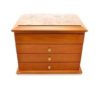 Mele & Co Champagne Rose Three Drawer Jewellery Box - P5517
