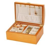 Mele & Co Millie Oriental Rose Jewellery case, Oakwood, 29 cm x 20 cm x 13 cm