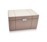 Mele & Co Mink Faux Leather Lockable Jewellery Box - P5599