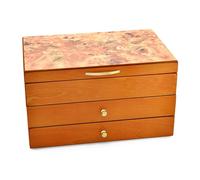 Mele & Co Oriental Rose Meagan Wooden Jewellery Box - P5822