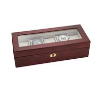 Mele & Co Wooden Five Part Watch Box - A1959