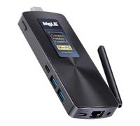 MeLE Fanless Mini PC Stick PCG02 N100 8G RAM 128G Win 11 Pro Business-Grade | Micro Desktop Computer|HDMI+USB-C|Ethernet LAN WiFi 5 BT5.1|4K Dual Display|Linux Ubuntu PC|0dB Silent 24/7 on Business IoT