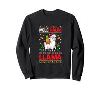 Mele Kaliki Llama Sweater Mele Kalikimaka Xmas Santa Llama Sweatshirt