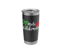 Mele Kalikimaka Hawaiian Merry Christmas Stainless Steel Insulated Tumbler