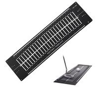 MELE LiINKS Golf Black Putting Alignment Mat 30 Inch Practice Aid with Putting Arc Golf Accessories for Men Golfer Right/Left-Hand Training Putter Tool Hitting Practice Mat