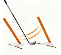 MELE LINKS Alignment Discs & Padded Golf Alignment Rods - Versatile Golf Training Aid for Swing Plane, Path, Improve Your Swing