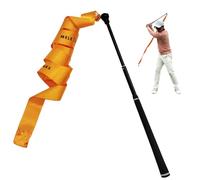MELE LINKS Golf Swing Trainging Stick with Ribbon Lightweight Swing Stick Golf Strength Warm Up Golf Warm-Up Stick for Improve Strength Tempo Balance Trainer