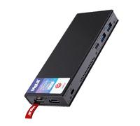 MeLE PCG02 Pro Fanless PC Stick N100 8GB 128GB, with Windows 11 Pro 4K HDMI | N100 up to 3.4GHz, 8GB RAM, 128GB storage with Windows 11 Pro, LPDDR4 4266MHz, dual HDMI, USB-C PD3.0VESA mount, for IoT
