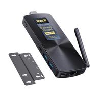 MeLE PCG02 Pro Fanless PC Stick, N100 8GB 256GB, Win 11 Pro, Dual HDMI | N100 up to 3.4GHz, 8GB RAM, 256GB storage with Windows 11 Pro, LPDDR4 4266MHz, dual HDMI, USB-C PD3.0, BT5.1, VESA Mount