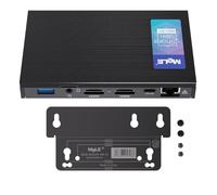 MeLE Quieter 3Q Fanless Mini PC N5105, Small Computer Portable, DDR4, Win 11, Dual HDMI 4K, 2.4G/5G Wi-Fi 5, Gigabit Ethernet, BT 5.1, USB 3.2 * 4, SD Card & SSD Support, VESA Mount (8G/256G)
