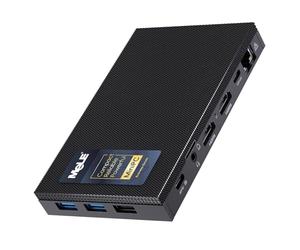 MeLE Quieter 4C Fanless Mini PC, N100 8GB 128GB, Triple Display