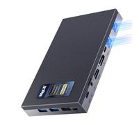 MeLE Quieter DL Fanless Mini PC N150 8GB 256GB Dual Intel I226-V 2.5GbE LAN | Proxmox/Home Server/Virtualization,Win11Pro Silent Micro Desktop Computer for pfSense,4K Triple Display,USB-C