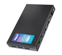 MeLE Quieter3C Fanless Mini PC N5105 8GB 256GB, Ultra Slim Micro Desktop Computer with Full Function USB-C, Gigabit Ethernet,IPXE, PD3.0, Unlock BIOS, VESA Mount Support M.2 NVMe 2280 SSD