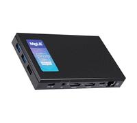 MeLE Quieter4C Fanless Mini PC 32GB RAM LPDDR5 512GB 12th Alder Lake N100 (up to 3.4GHz 4C/4T) Micro Desktop Computer, Support 4K Triple Display,Dual HDMI,All-in-One USB-C WiFi 5 BT5.1 Ethernet