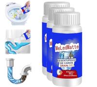 Meledmatte Powerful Pipe Dredging Agent, Toilet Drain Cleaner, Sink Drain Cleaner Kitchen Toilet Pipeline Dredge Agent, All Around Powerful Cleaning Tool (3pcs)