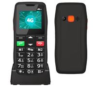 Melefon 4G Senior Mobile Phone, Big Button Mobile Phone for Elderly, Easy to Use Basic Phone with SOS Emergency Button, Large Volume, Speed Dial, Charging Dock, SIM Free Unlocked, USB Type-C
