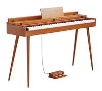 Melentro 88 Key Digital Piano, Hammer-Action Full Size Weighted Keyboard, Transforms Between Full Size Desk Cover Electric Piano and Vanity, Piano Keyboard with Stand, 25Wx2 Speakers, Three Pedal