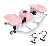Melfluo Rock Stepper Exercise Machine - No Assembly Side Stepper for Home Gym, Quiet Step Machine with Resistance Bands, Low-Impact Glute Trainer, 113kg/250lbs