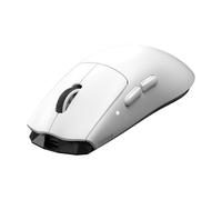 MelGeek Horus Lightweight Mouse, Wireless Gaming Mouse, 49g, 8K Polling, 30K DPI Sensor, 215 Hr Battery, 2.4G/USB-C, with Light Receiver, Fit for Medium and Large Hands - White