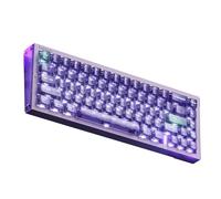 MelGeek REAL67 Wired RGB Gaming Keyboard, Magnetic Switch, Rapid Trigger, Hot Swappable, Snap Tap & Adjustable Actuation, Online HIVE Custom (Potassium Transparent Purple)