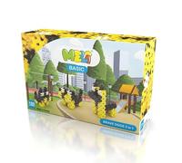 Meli Basic Brave Dogs 3-in-1 Building Blocks Set - 120 Pieces, Black, Yellow and White Building Blocks, for Children from 3 Years, Promotes Creativity and Fine Motor Skills, BPA-Free, CE Certified