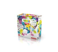 Meli Maxi Constructor Pink Building Blocks Set - 70 Pieces, Waffles, Axles, Wheels, Hexagons, for Children from 1 Year Old, Promotes Creativity, Fine Motor Skills, Durable, BPA-Free, CE Certified