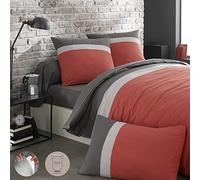 Méli-Melo 2-Tone Cotton Duvet Cover 240 x 220 cm Made in France