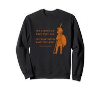 Melian Dialogue Quote Pelponnesian War Thucydides Sweatshirt