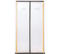 Melibas© Dust Protection Door Pro - Reusable with Magnetic Closure - 2.2 x 1.2 m - Premium PVC Dust Protection Wall - for (Professional) DIY, Painters