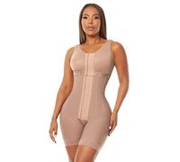 Melibelt 2033 Fajas Colombianas Moldeadoras 7 varillas Shapewear Tummy Control, Brown, Small