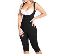 Melibelt 3026 Fajas Colombianas Reductoras Y Moldeadoras Compression Garment Shapewear For Women, Black, Medium
