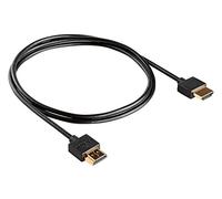Meliconi 497014 2 m HDMI Ultrathin Cable - Black