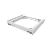 Meliconi Base Move Evo with Wheels and Brakes, Anti-Vibration, Eco-Friendly Packaging and Anti-Breakage for Washing Machine and Dryer Standard 60 x 60 cm, Robust Supports 250 kg, White