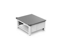 Meliconi Base Space Basket, Elevating Base for Washing Machine or Dryer with 32 L Pull-Out Basket in Technopolymer, Max 250 Kg, White, 62 x 56 x 25 cm, 10.18 Kg