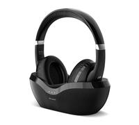 Meliconi, Flash Base, Bluetooth 5.3 Kopfhörer, Wireless, kompatibel mit TV, mit Ladestation, Lang anhaltende Batterie und Multipoint-Verbindung, mit AUX-Kabel verwendbar