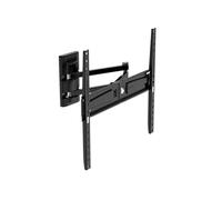 Meliconi FLATSTYLE FDR400, Double Rotation TV Wall Mount, Flat TV bracket from 40" to 65", VESA mount 200-300-400, Load capacity 35 Kg, Made in Italy, Black
