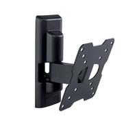 Meliconi FLATSTYLE FTR100, Tilting TV Wall Mount, Flat TV bracket from 14" to 25", VESA mount 50-75-100, Load capacity 20 Kg, Made in Italy, Black
