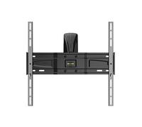 Meliconi SlimStyle Plus 400 SR, Wall Mount with ultra-thin rotating bracket for flat screen TVs from 40" to 82", horizontable and vertically adjustable, VESA 200-300-400. Black.