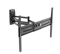 Meliconi SPACE SYSTEM DUALMOTION 600 EASY, Wall Mount with Double Arm and Double Rotation for Flat Screen TVs from 40 to 82 Inches, VESA 300-400-600, Load Capacity 45 kg, Made in Italy, Black